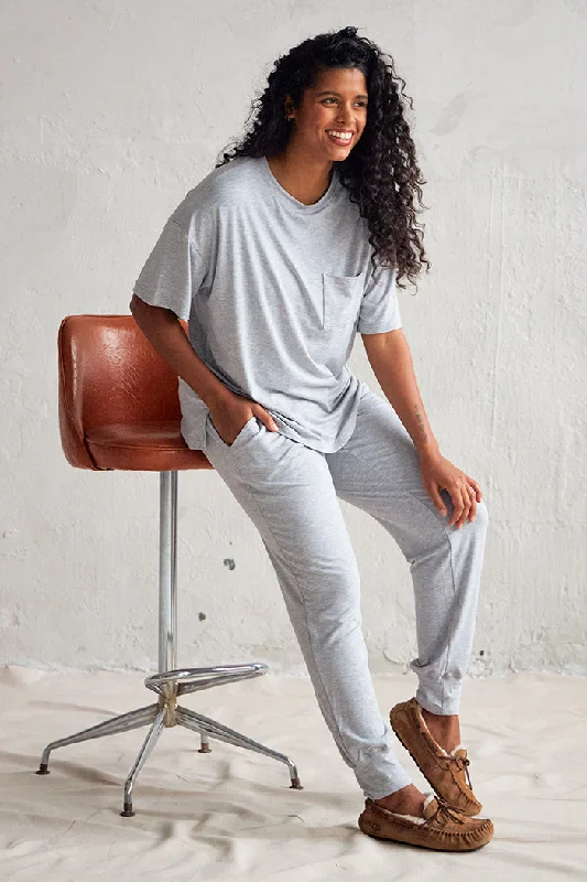 Oversized Tee + Harem Pant Comfy Athletic Pants