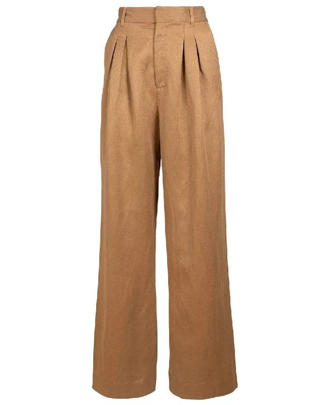 Brown Woven Mari Pant Cozy Lounge Pants