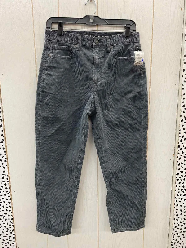 American Eagle Gray Womens Size 6 Short Pants Comfortable Denim Trousers