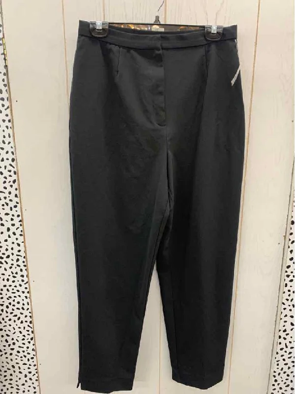 Worthington Black Womens Size 12 Pants Chic Faux Leather Pants