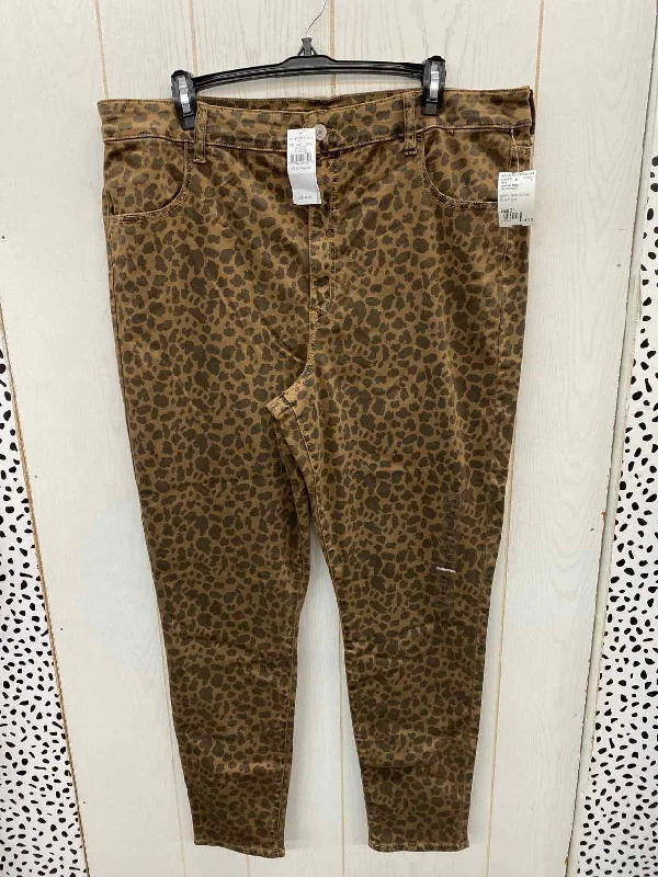 American Eagle Tan Womens Size 20 Pants Formal Slim Pants