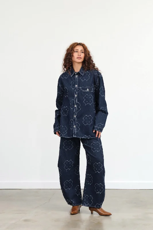 Shade Denim Pants Lightweight Linen Pants