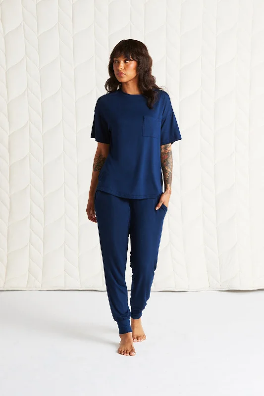 Oversized Tee + Harem Pant Formal Wide-Leg Pants