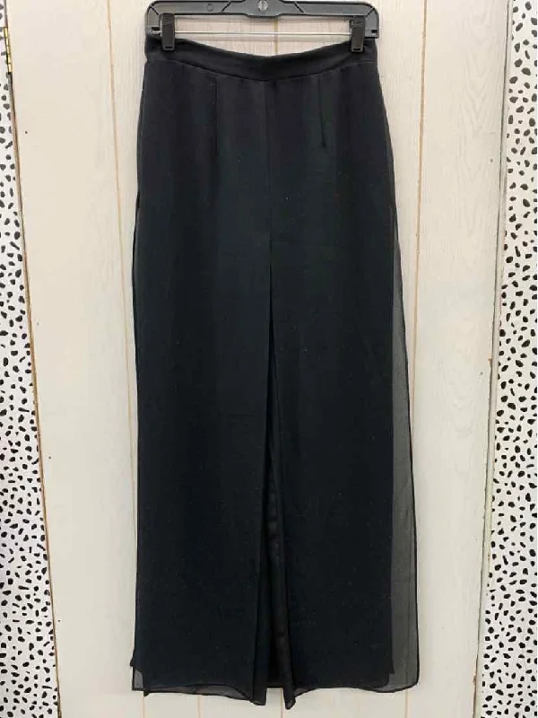 Onyx Black Womens Size 6 Pants Soft Stretch Trousers