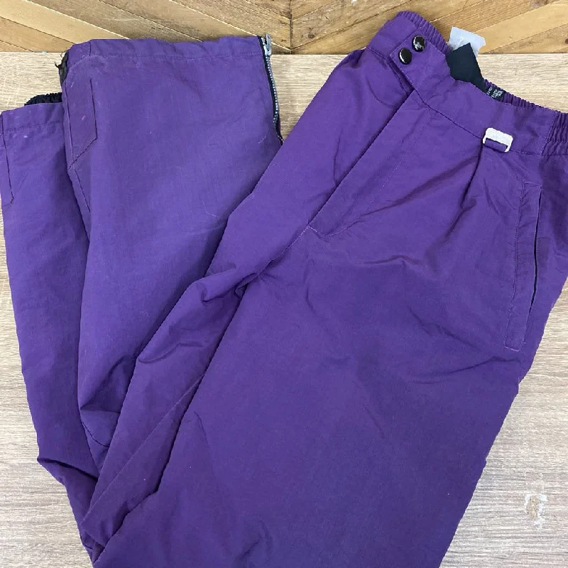 Mountain Goat- insulated ski pants : Purple -unisex-SM Chic Wool Trousers