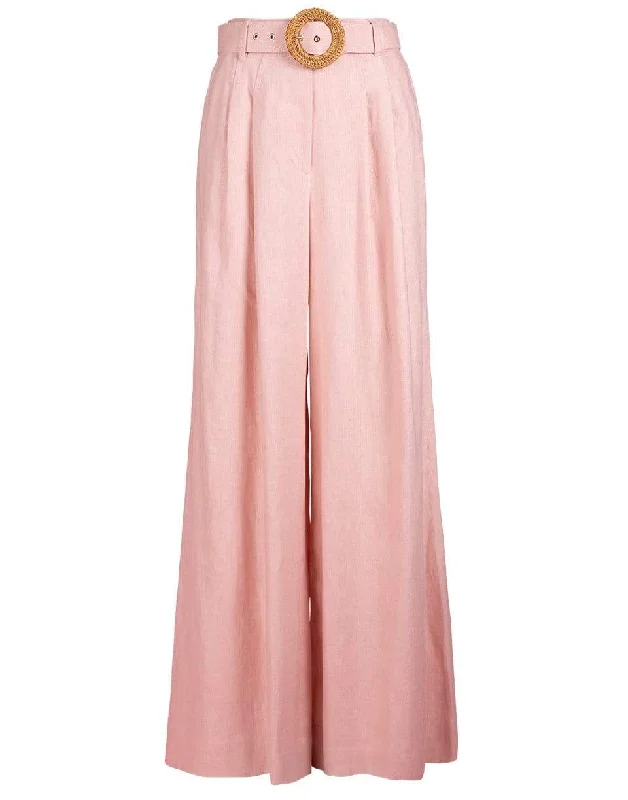 Postcard Wide Leg Pant Casual Drawstring Pants