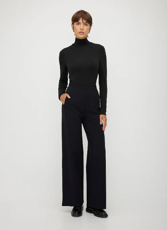 Maven Wide Leg Pants Comfortable Pleated Pants