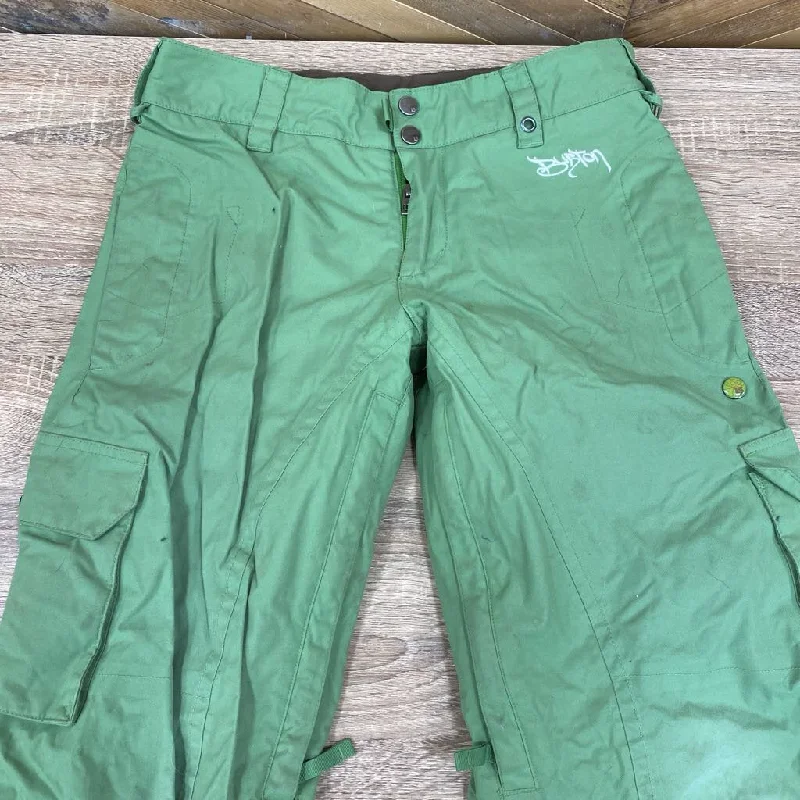 Burton - Women's Snow Pants : Green/Brown-women-XS Relaxed Casual Leggings