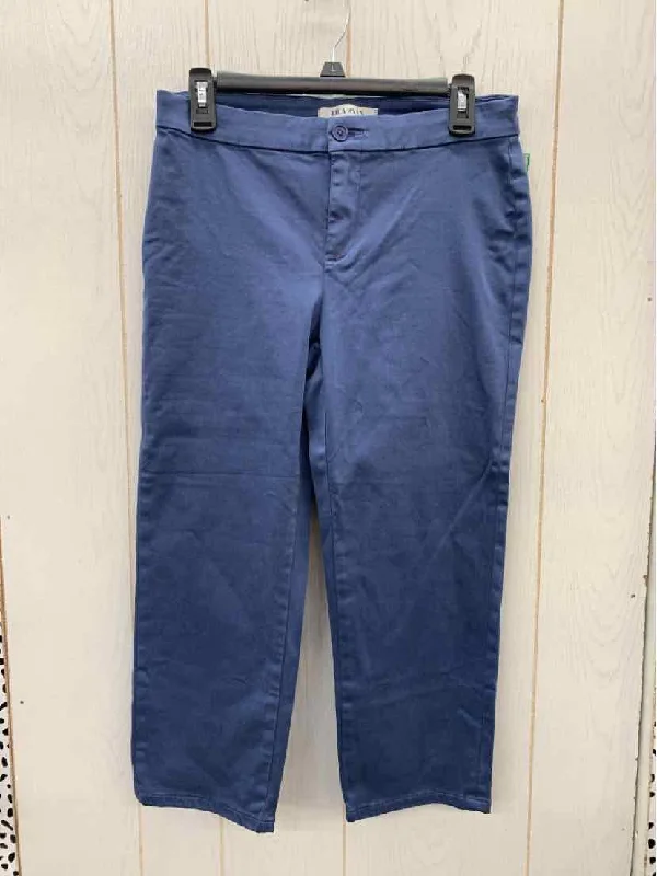 Lila Ryan Blue Womens Size 6 Pants Comfortable Cargo Pants