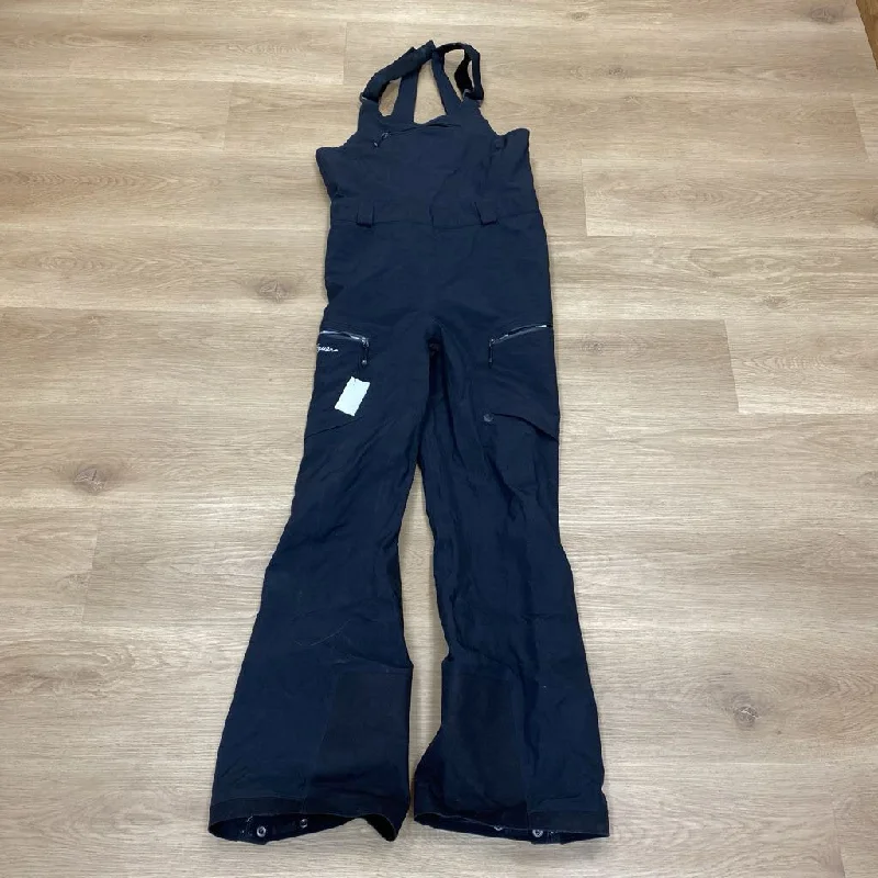 Eddie Bauer- Women's Recco Tech Bib ski shell pants - MSRP $449: Black -women-SM Comfy High-Waist Jeans