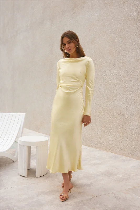 Forget Me Not Satin Maxi Dress Butter Chic Summer Maxi Dress