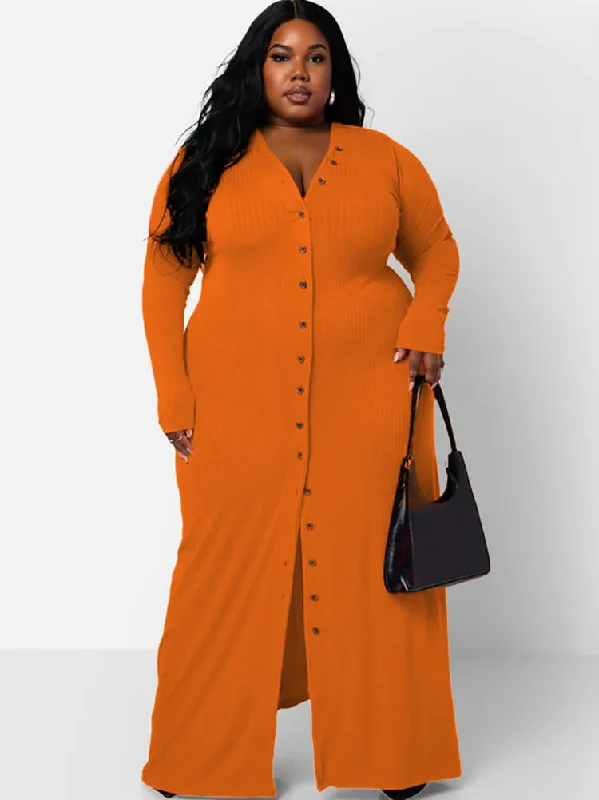 Long Sleeve Ribbed Solid Bodycon Maxi Dresses Stylish Maxi Dress with Pleats