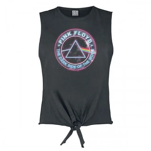 Amplified Womens/Ladies Pink Floyd Sleeveless T-Shirt Iron Safe Non-Iron Wrinkle Free