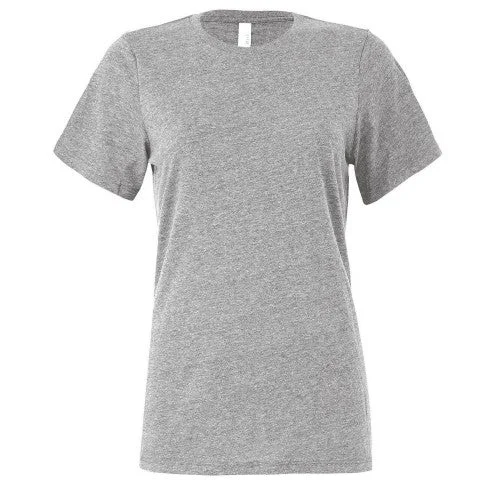 Bella + Canvas Womens/Ladies Heather Jersey T-Shirt Basic T-Shirt Crew Neck Short Sleeve