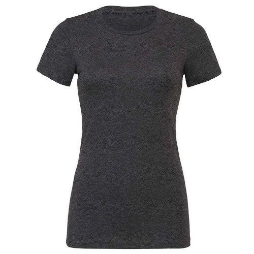 Bella + Canvas Womens/Ladies The Favourite Heather T-Shirt Mesh Blend Leather Blend Suede Blend