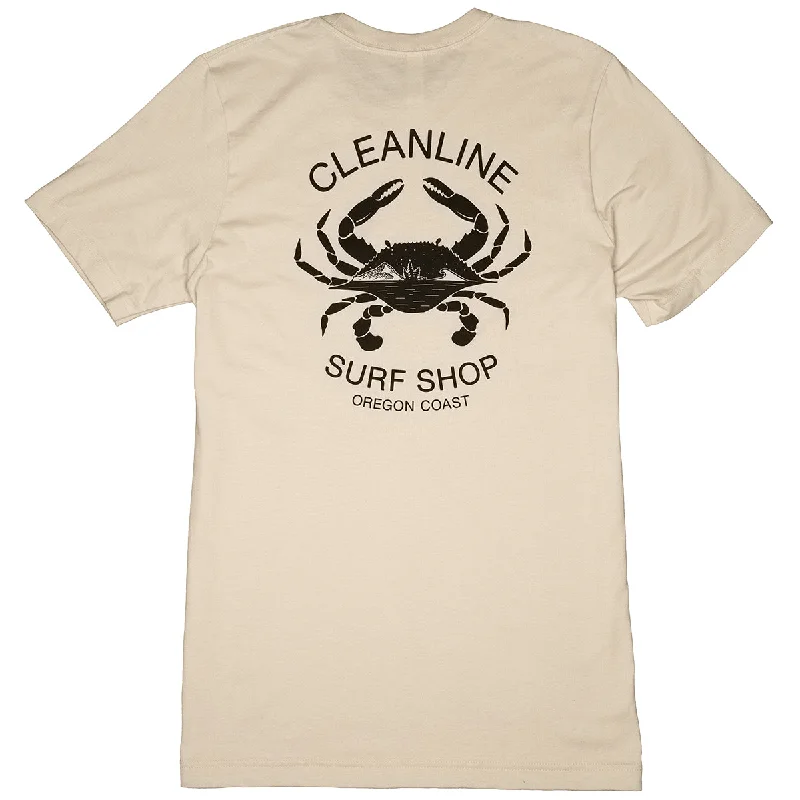 Cleanline Crab T-Shirt Beaded Sequined Faux Fur