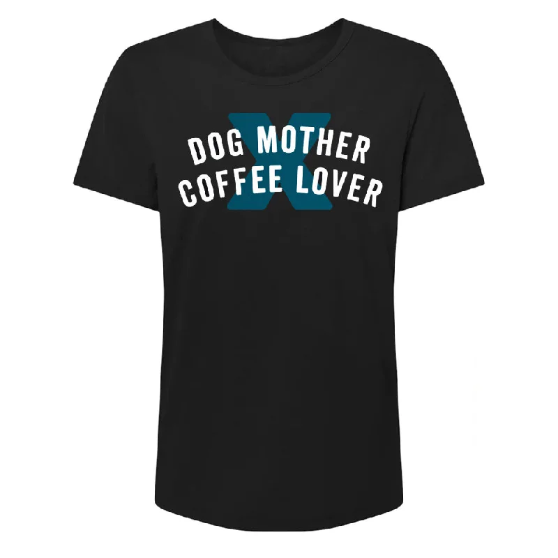 Dog Mother x Coffee Lover Tee Fitted T-Shirt Seamless Stretchy