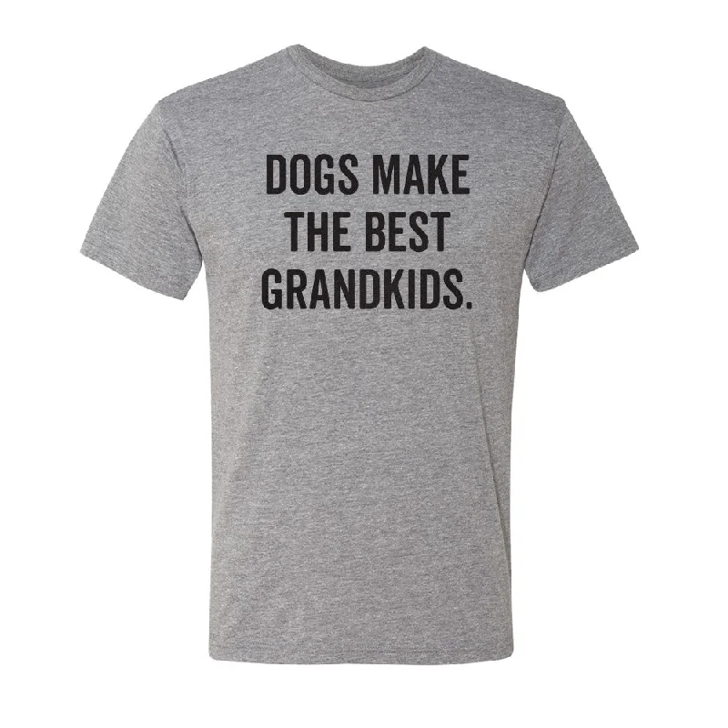 Dogs Make the Best Grandkids T-shirt Jersey Fabric Tulle Fabric Batik Fabric