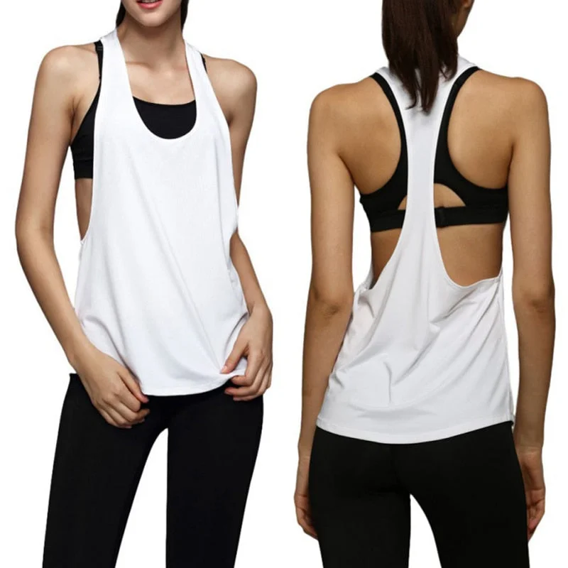 Female Sport Top Jersey Woman T-shirt Crop Top Yoga Gym Fitness Sport Sleeveless Vest Singlet Running Training Clothes for Womem Modern Contemporary Chic