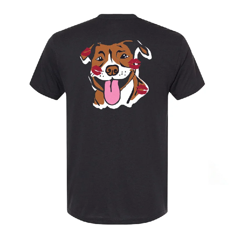 Hearts & Pups Tee Oversized T-Shirt Spandex breathable