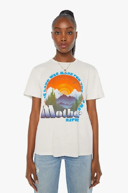 MOTHER The Rowdy Tee Polka Dot Checkered Tartan