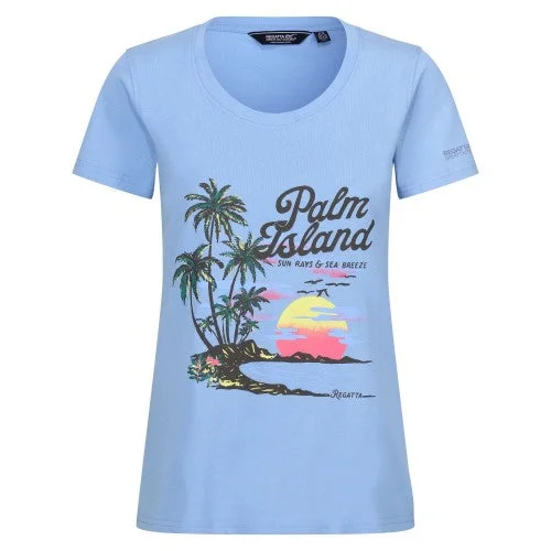 Regatta Womens/Ladies Filandra VIII Palm Tree T-Shirt Plaid T-Shirt Polka Dot Checkered