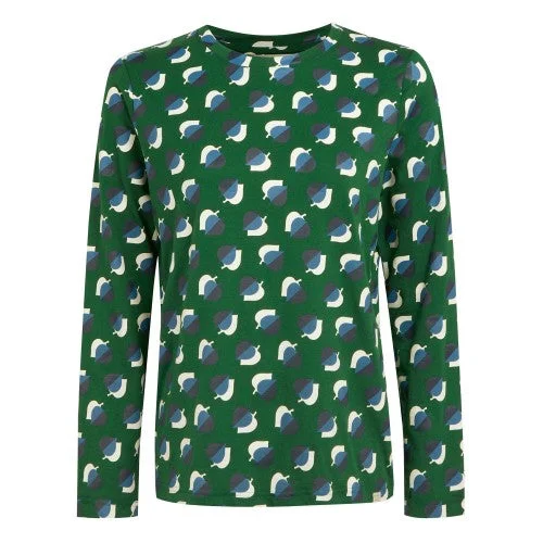 Regatta Womens/Ladies Orla Kiely Leaf Print Long-Sleeved T-Shirt Cozy Warm Stylish