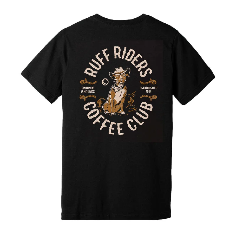 Ruff Riders Coffee Club Tee Welt Pockets Slit Pockets