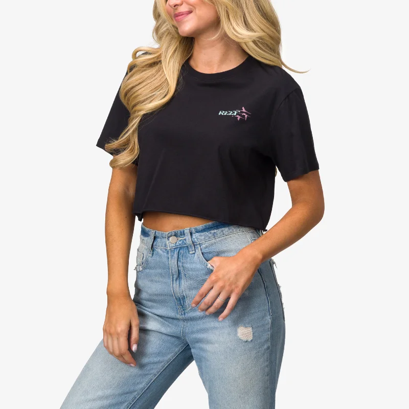 Flamazing Crop Tee Modern Contemporary Chic