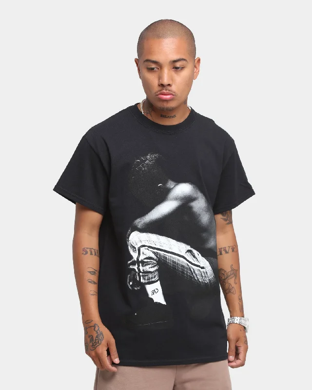 XXXTentacion Prosper Black Short Sleeve T-Shirt Black Iron Safe Non-Iron Wrinkle Free