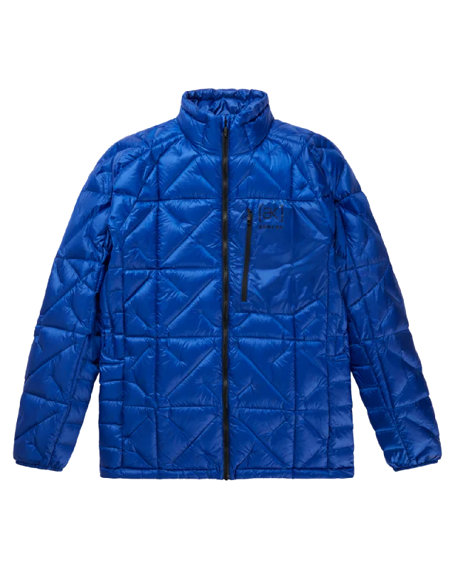 Burton Men's [ak]® Baker Down Jacket - Jake Blue Tiered Jacket Buttoned Jacket Zippered Jacket