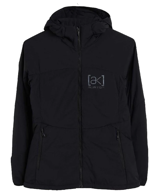 Burton Women's [ak]® Helium Hooded Stretch Insulated Jacket - True Black Satin Jacket Silk Jacket Chiffon Jacket