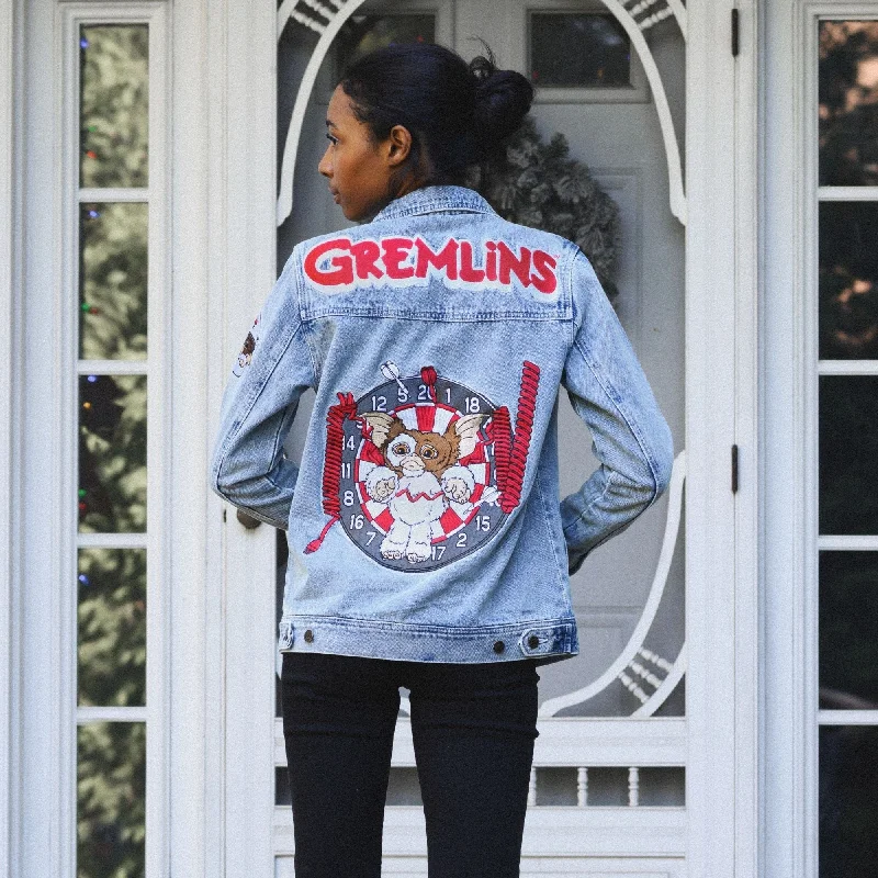 Gremlins Anniversary Denim Jacket Wool Jacket Cashmere Jacket Tweed Jacket