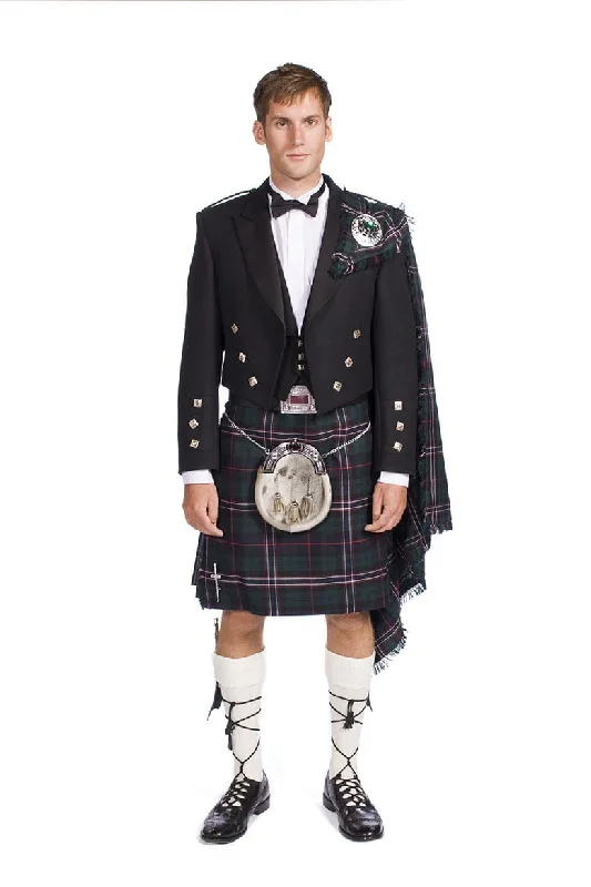 Instock Fly Plaid Prince Charlie Jacket Kilt Outfit Jacket Blazer Coat