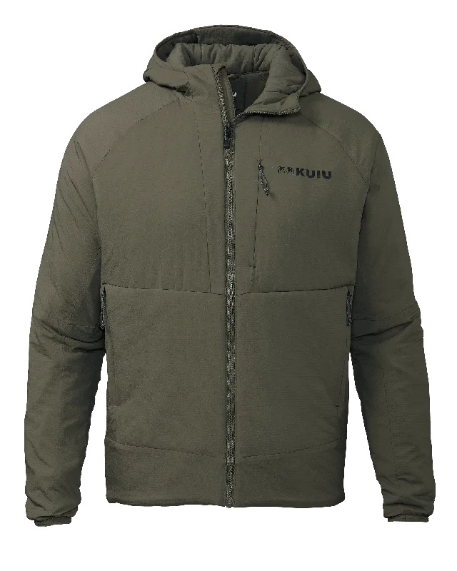 Kenai Hooded Jacket | Ash Belted Jacket Elasticated Jacket Padded Jacket