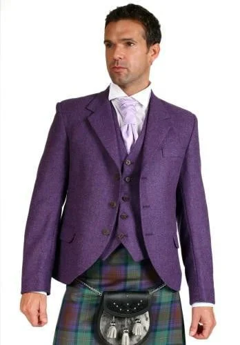 Prestige 3 Button Tweed Day Jacket and 5 Button Waistcoat - Made to Order Wool Fabric Cashmere Fabric Tweed Fabric