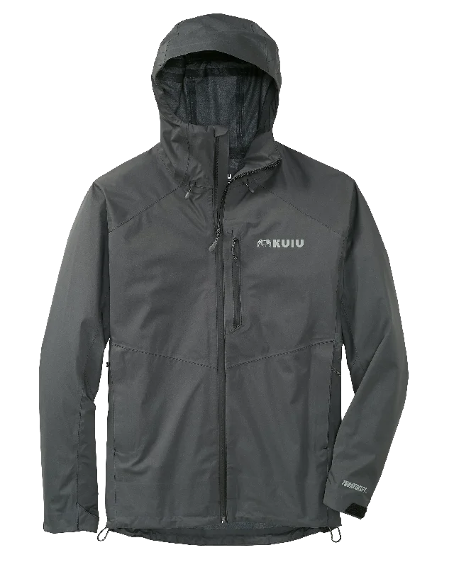 Northridge Rain Jacket | Gunmetal Anorak Shell Jacket Lightweight Jacket