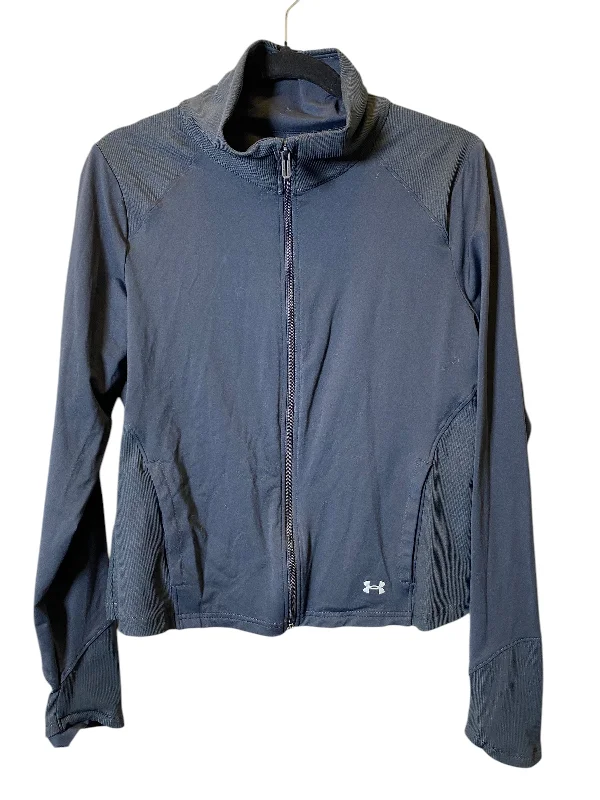 Athletic Jacket By Under Armour In Black, Size: L Toggled Jacket Drawstring Jacket Belted Jacket