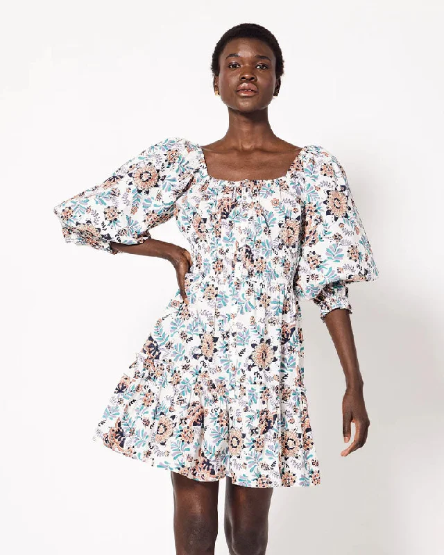 Cleobella Mazine Mini Dress In Miramonte Print Trendy Denim Mini Dress