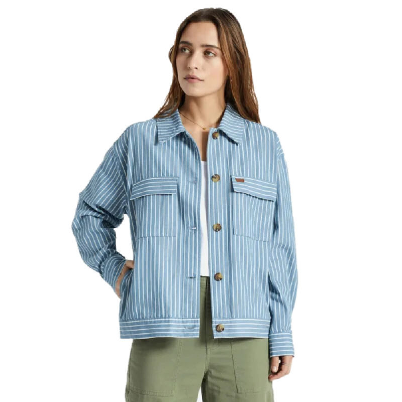 Stark Trucker Jacket - Womens Zip Front Button Front Snap Front