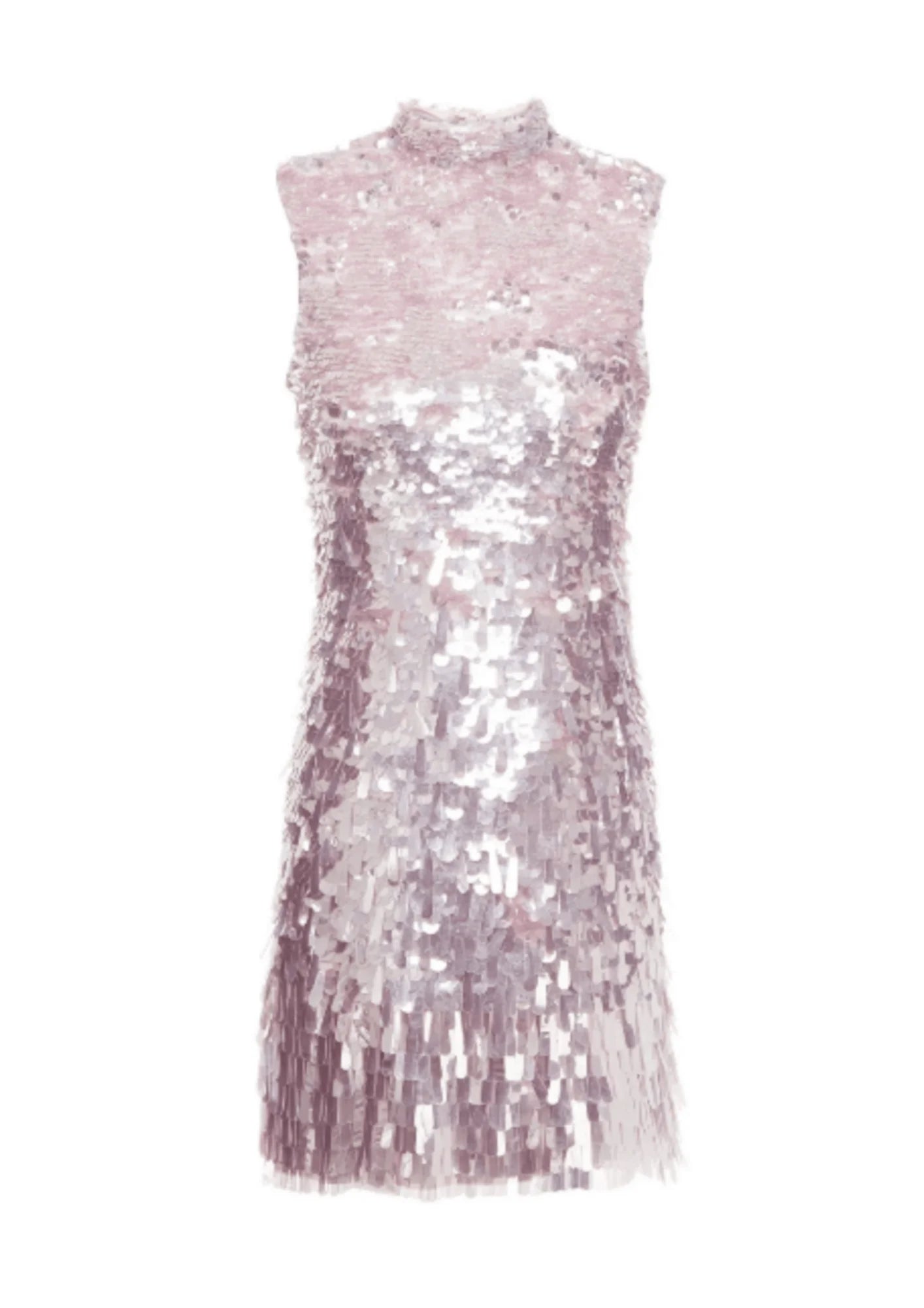 PINK SEQUINED MINI DRESS Fashionable Summer Mini Dress