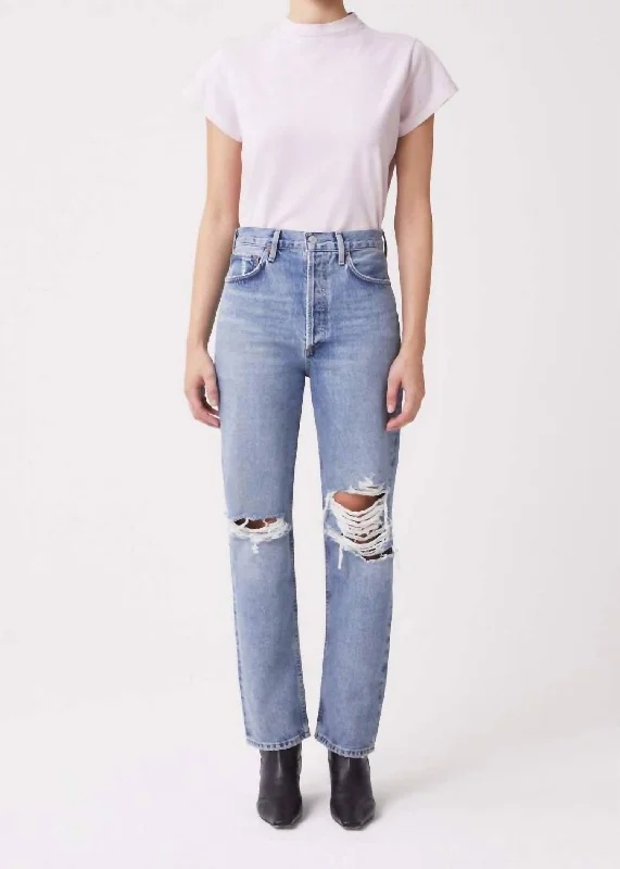 90S Pinch Waist Jean In Backdrop Casual Skinny Fit Jeans