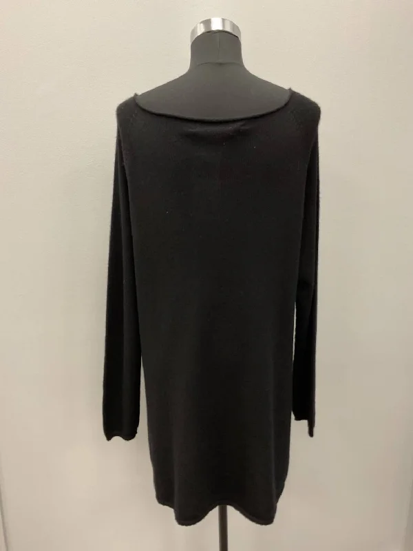 Aline Cashemere Sweater In Black Fitted Slim Tailored