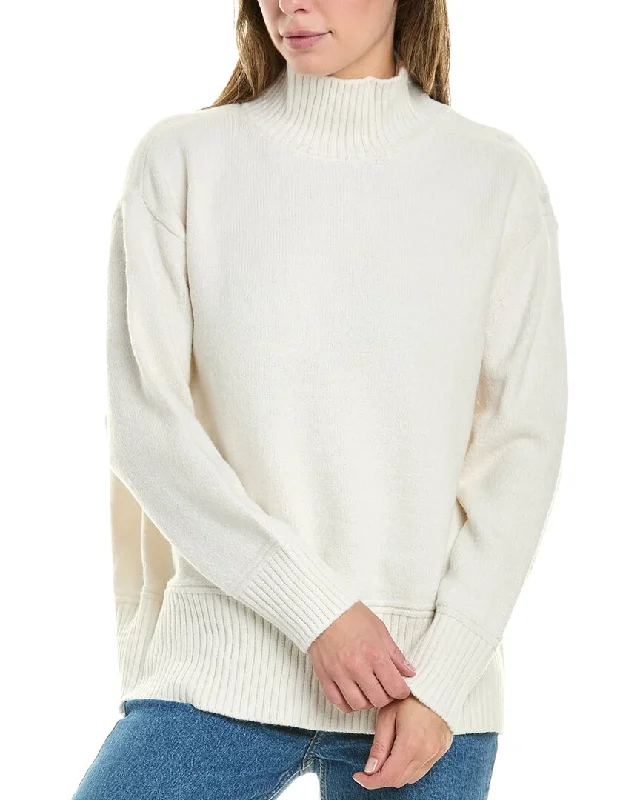 Design History Mock Neck Sweater Boat Neck Shawl Collar Notched Collar