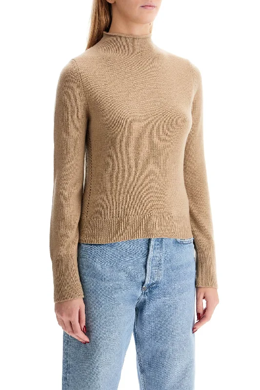 Filippa K Wool And Cashmere Sweater With Decorative Details Handmade Hand-knitted Hand-woven