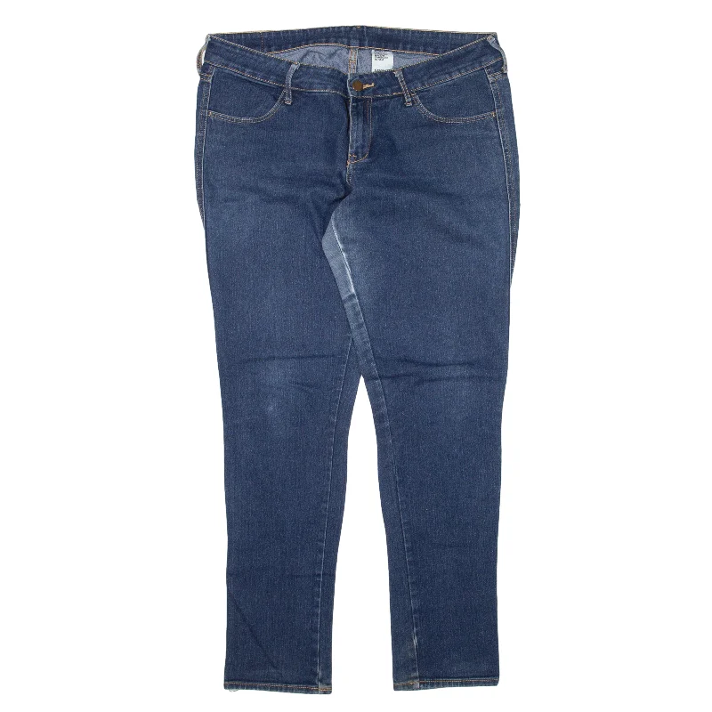 H&M Low Waist Jeans Blue Denim Slim Skinny Womens W31 L29 Casual High-Waisted Bootcut Jeans