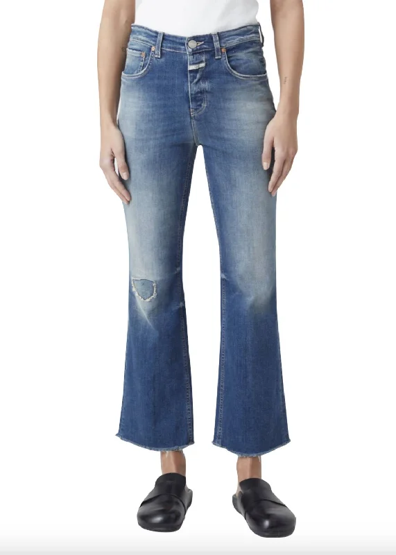 Hi-Sun Jean In Dark Blue Stylish Acid-Wash Jeans