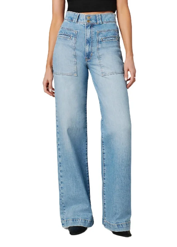 Jane Wide Leg Jean In Get It Together Comfortable Faded High-Rise Jeans