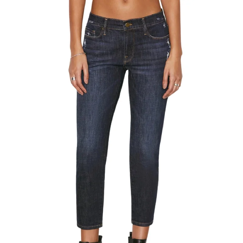 Le Garcon Crop Jeans In Covant Comfortable Flare Leg Jeans