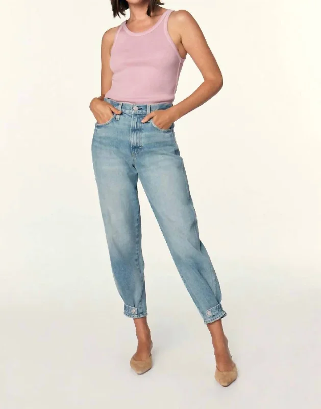 Loving Tapered Leg Jean In Gratitude Fashionable White Denim Jeans